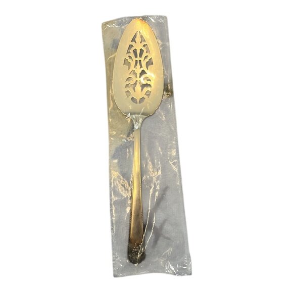 Vintage Oneida Community Par Plate Pierced Pie Server – Silverplate – 9.75” – Fl - Picture 4 of 4